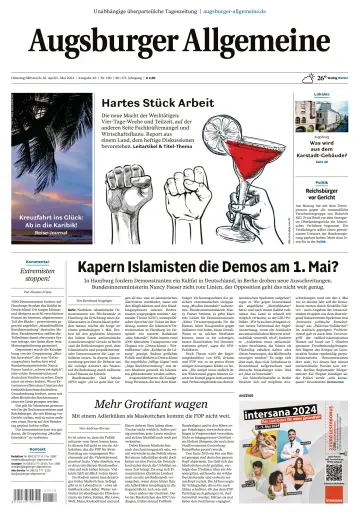 Augsburger Allgemeine (Ausgabe Stadt) - 30 四月 2024
