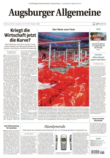 Augsburger Allgemeine (Ausgabe Stadt) - 02 五月 2024