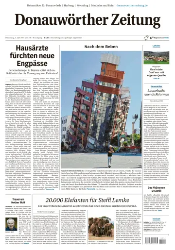 Donauwörther Zeitung - 04 4月 2024