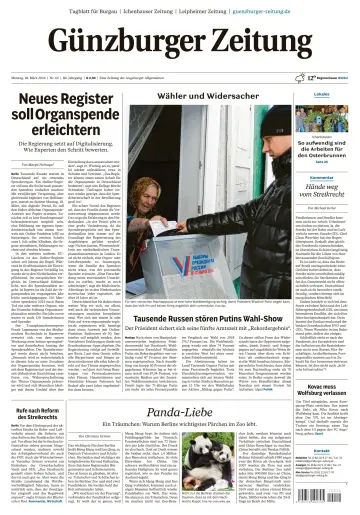 Guenzburger Zeitung - 18 Mar 2024