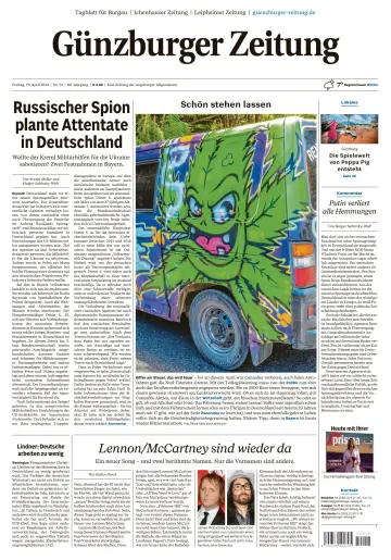 Günzburger Zeitung - 19 Apr. 2024