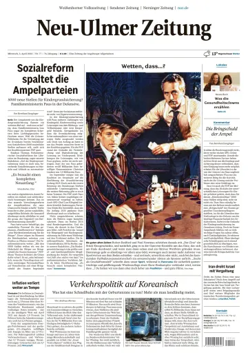 Neu-Ulmer Zeitung - 03 Nis 2024