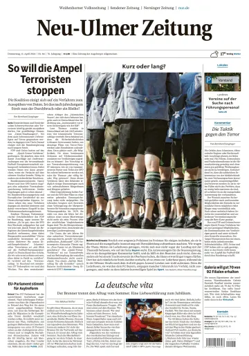 Neu-Ulmer Zeitung - 11 апр. 2024