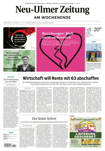 Neu-Ulmer Zeitung - 27 4月 2024
