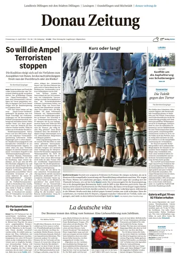 Donau Zeitung - 11 Apr. 2024