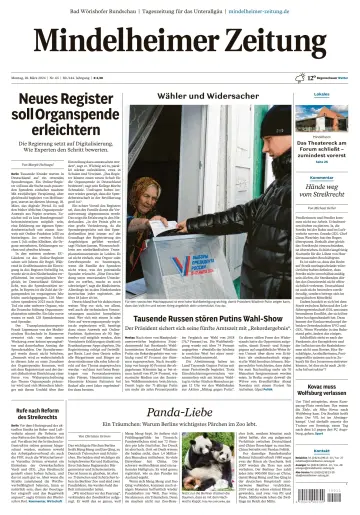 Mindelheimer Zeitung - 18 Mar 2024