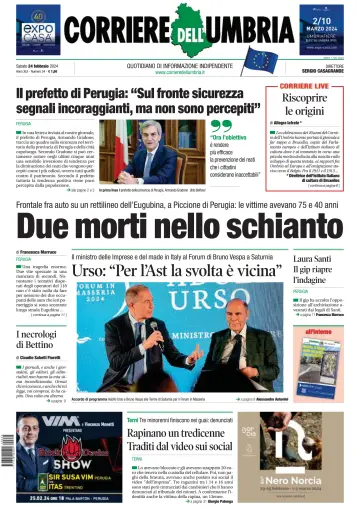 Corriere dell Umbria - 24 Feb 2024