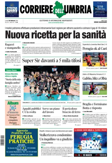 Corriere dell Umbria - 26 Feb 2024