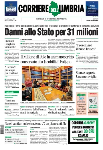 Corriere dell Umbria - 1 Mar 2024