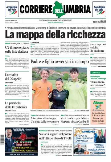 Corriere dell Umbria - 25 4월 2024