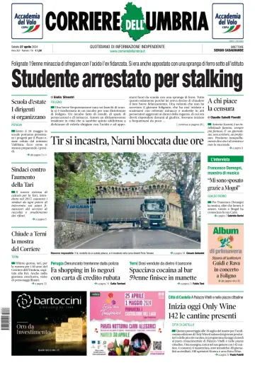 Corriere dell Umbria - 27 abril 2024