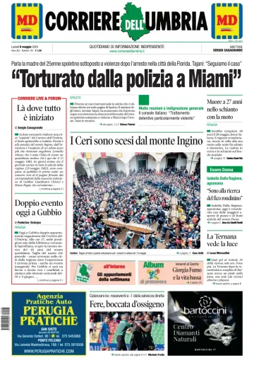 Corriere dell Umbria - 6 Bealtaine 2024