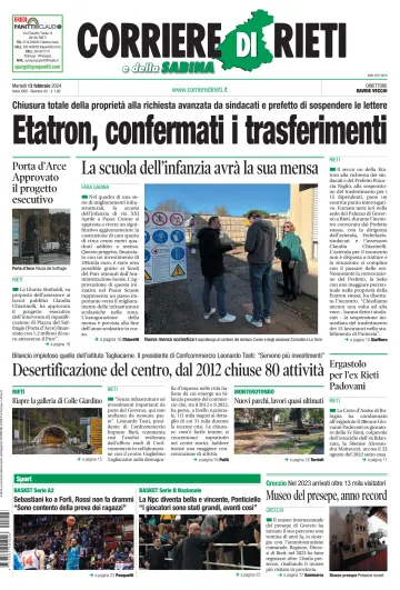 Corriere di Rieti - 13 Feb 2024