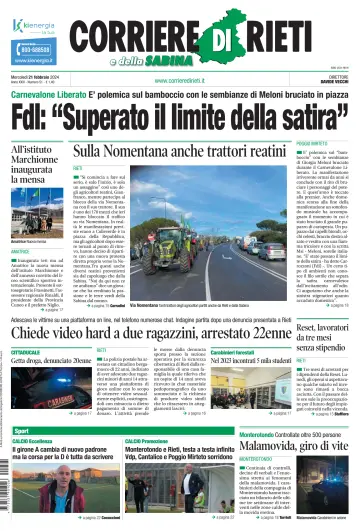 Corriere di Rieti - 21 Feb 2024