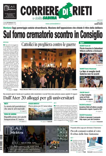 Corriere di Rieti - 26 Feb 2024
