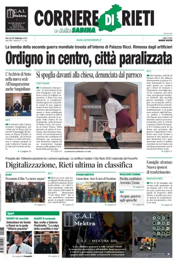 Corriere di Rieti - 27 Feb 2024
