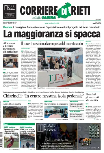 Corriere di Rieti - 28 Feb 2024