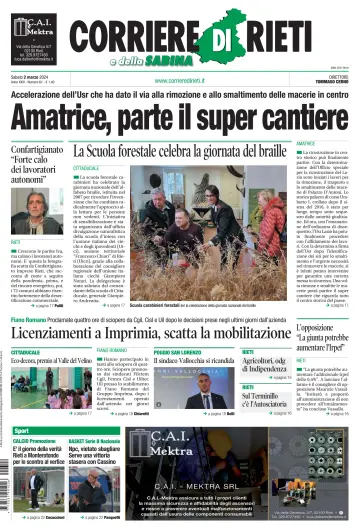 Corriere di Rieti - 2 Mar 2024