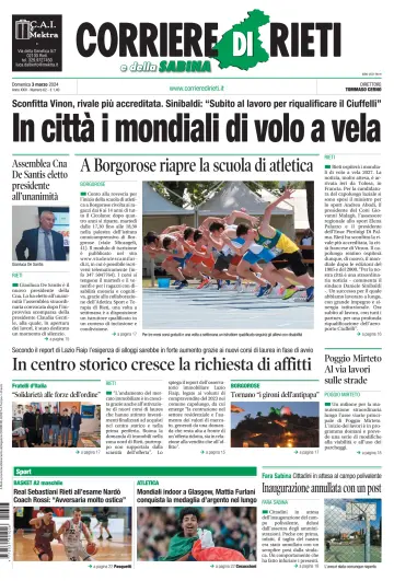 Corriere di Rieti - 3 Mar 2024
