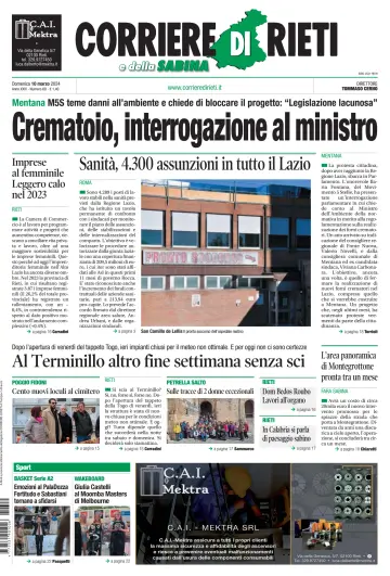 Corriere di Rieti - 10 Mar 2024