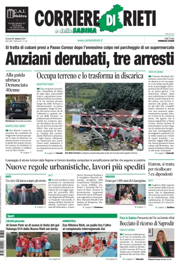Corriere di Rieti - 21 Mar 2024