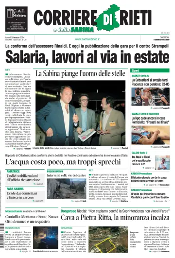 Corriere di Rieti - 25 Mar 2024