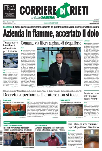 Corriere di Rieti - 30 Mar 2024