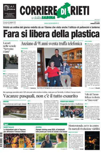 Corriere di Rieti - 31 Mar 2024