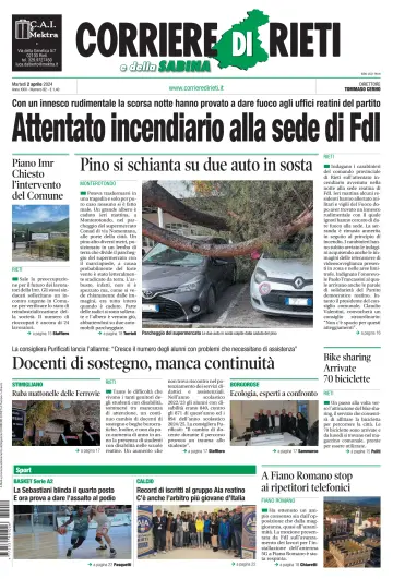 Corriere di Rieti - 2 Apr 2024