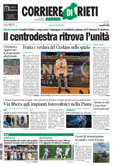 Corriere di Rieti - 4 Apr 2024