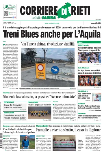 Corriere di Rieti - 15 Apr 2024