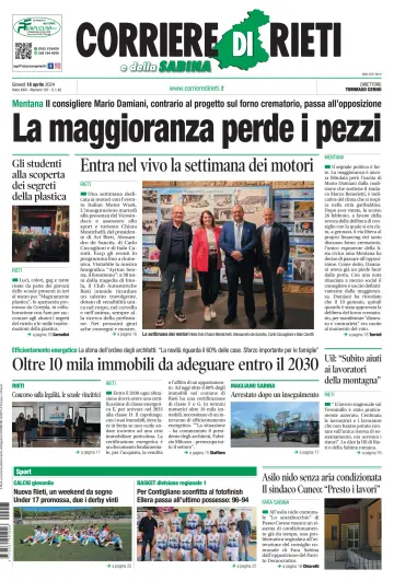 Corriere di Rieti - 18 Apr 2024
