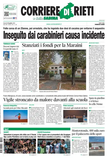 Corriere di Rieti - 19 Apr. 2024