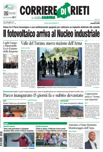 Corriere di Rieti - 20 avr. 2024