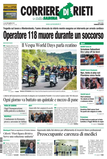 Corriere di Rieti - 22 abril 2024