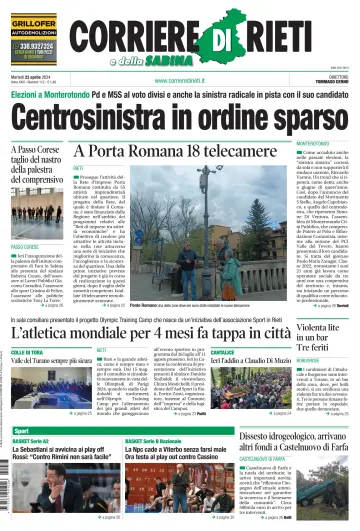 Corriere di Rieti - 23 四月 2024