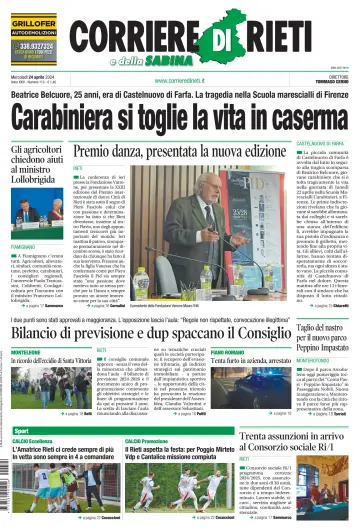 Corriere di Rieti - 24 Nis 2024