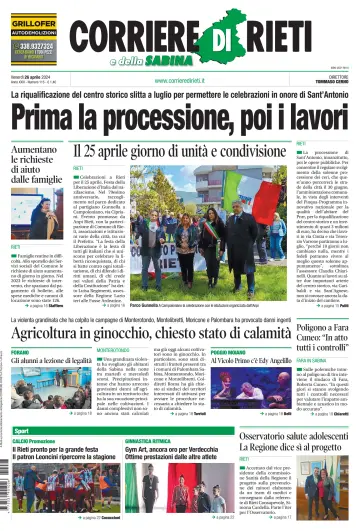 Corriere di Rieti - 26 Nis 2024