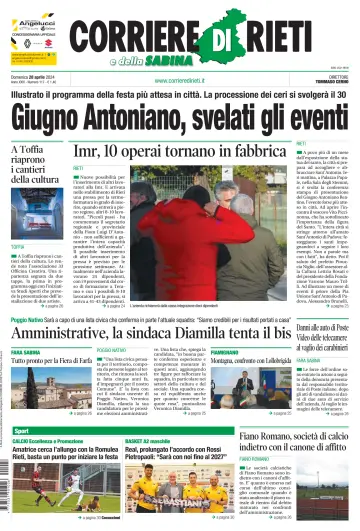 Corriere di Rieti - 28 4月 2024