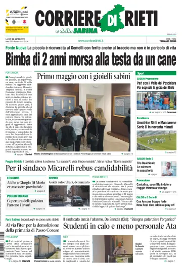Corriere di Rieti - 29 四月 2024