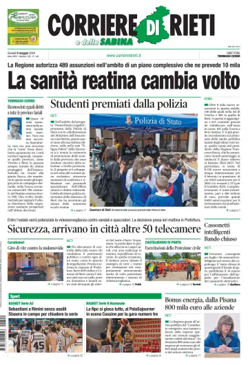Corriere di Rieti - 09 май 2024