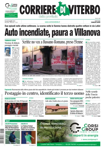 Corriere di Viterbo - 4 Apr 2024