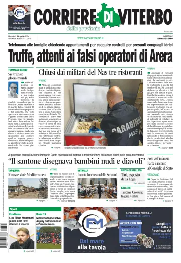 Corriere di Viterbo - 24 Ebri 2024