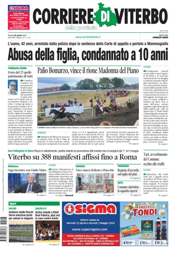 Corriere di Viterbo - 26 Ebri 2024