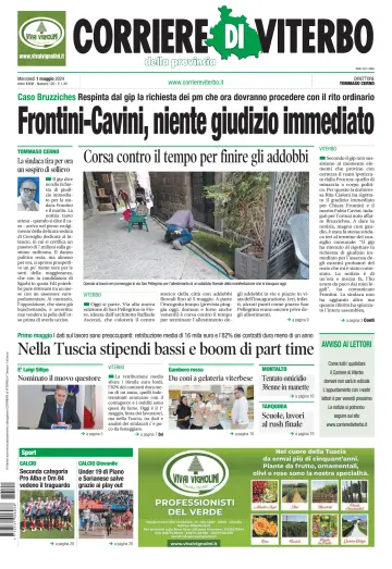Corriere di Viterbo - 01 5월 2024