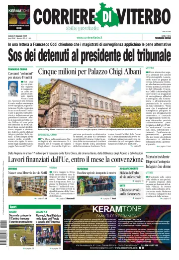Corriere di Viterbo - 4 Bealtaine 2024
