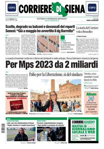 Corriere di Siena - 8 Feb 2024