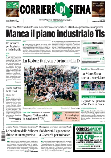 Corriere di Siena - 18 Mar 2024