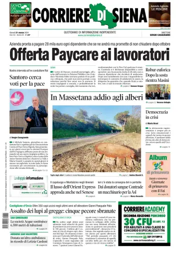 Corriere di Siena - 21 Mar 2024