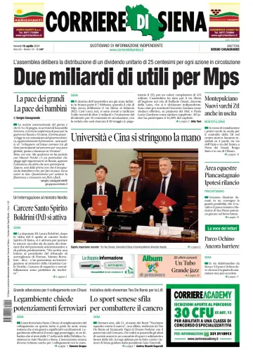 Corriere di Siena - 12 4월 2024